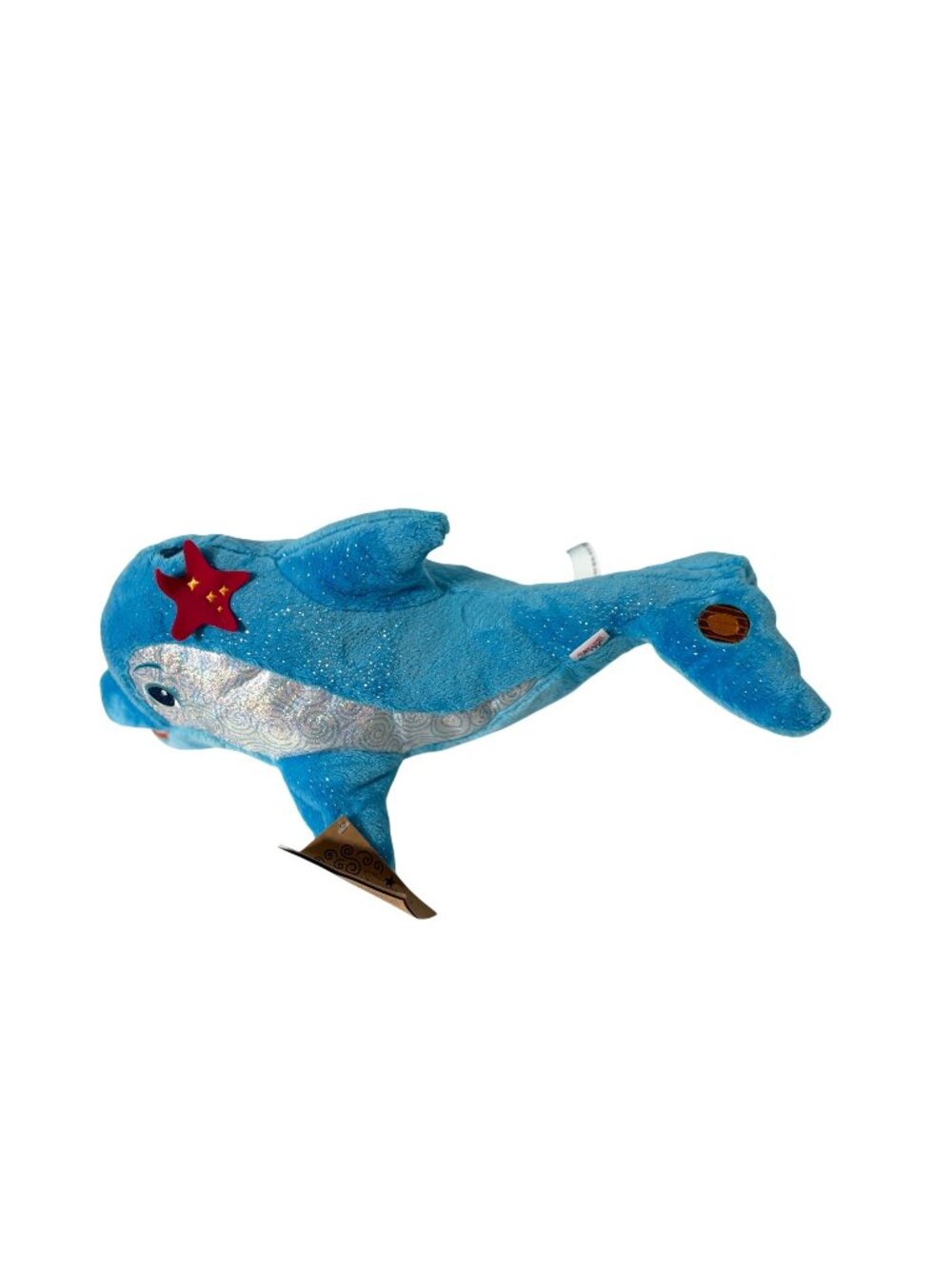 New Coral The Dolphin Plush Stuffed Animal Doll Toy Blue Adalante Brillante Blue